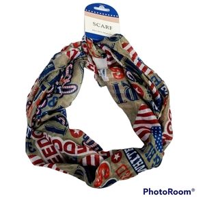 Women's Patriotic Theme Scarf